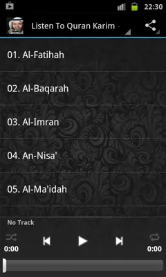 Quran Karim - Mishary Alafasy android App screenshot 3